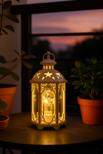 Load image into Gallery viewer, 🏮 Star-Cut Retro Lantern Lamp – Warm Ambient Glow
