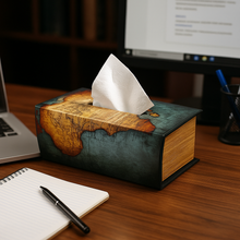 Load image into Gallery viewer, Vintage Book-Shaped Tissue Holder – Stylish and Functional Décor for Your Home
