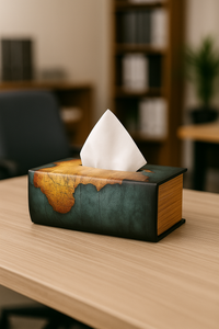Vintage Book-Shaped Tissue Holder – Stylish and Functional Décor for Your Home