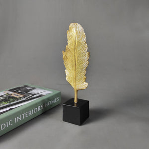 Resin crafted leaf ornaments for home and living