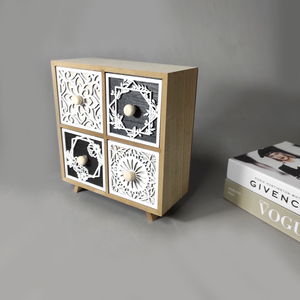 Stylish 4D Decor Piece - Compact and Modern Design for Any Space - 10x9x4 Inches