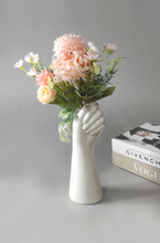 Load image into Gallery viewer, Elegant Hand-Shaped Ceramic Vase – A Unique Statement Piece
