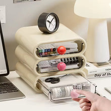 Load image into Gallery viewer, ✨ Cute Stack Drawer Organizer | Modern Desk &amp; Vanity Storage Box
