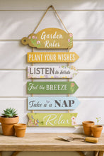 Load image into Gallery viewer, Rustic wooden wall hanging with Bless, Food, Family, Love, Amen typography

