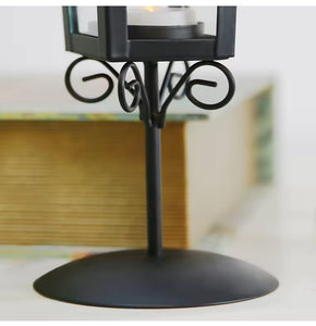 Decorative White Lantern Lamp Post – Elegant LED Lighting for Home and Garden