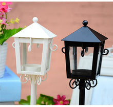 Load image into Gallery viewer, Decorative White Lantern Lamp Post – Elegant LED Lighting for Home and Garden
