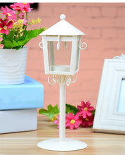 Load image into Gallery viewer, Decorative White Lantern Lamp Post – Elegant LED Lighting for Home and Garden
