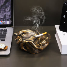 Load image into Gallery viewer, Resin Hand-Shaped Ashtray – Artistic Desktop Decor &amp; Smoker Gift
