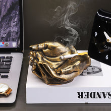 Load image into Gallery viewer, Resin Hand-Shaped Ashtray – Artistic Desktop Decor &amp; Smoker Gift
