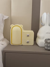 Load and play video in Gallery viewer, ✨ Luxury Bear Dome Vanity Organizer | Multi-Compartment Makeup &amp; Brush Storage
