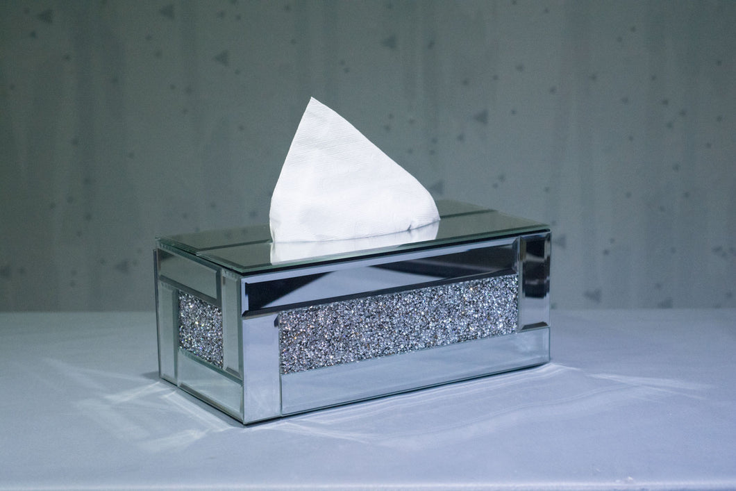 Mirror made exquisite tissue box silver